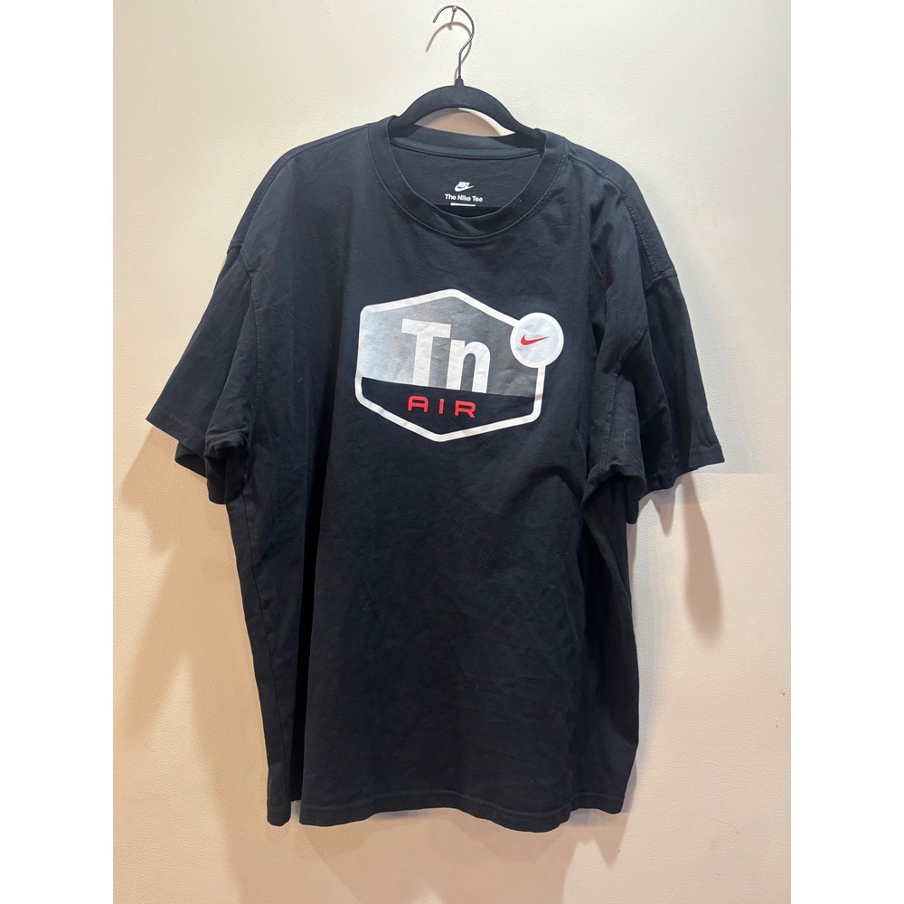 Nike TN Air T Shirt Black‎ Tee Loose Fit XXL Mens Tall